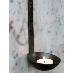 Lysestage til oph�ng - Antique sort