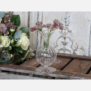 Vase i Klar Glas