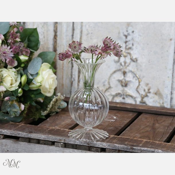Vase i Klar Glas