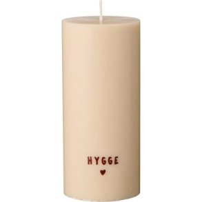 Bloklys med Hygge - Kit med rustic brown tryk