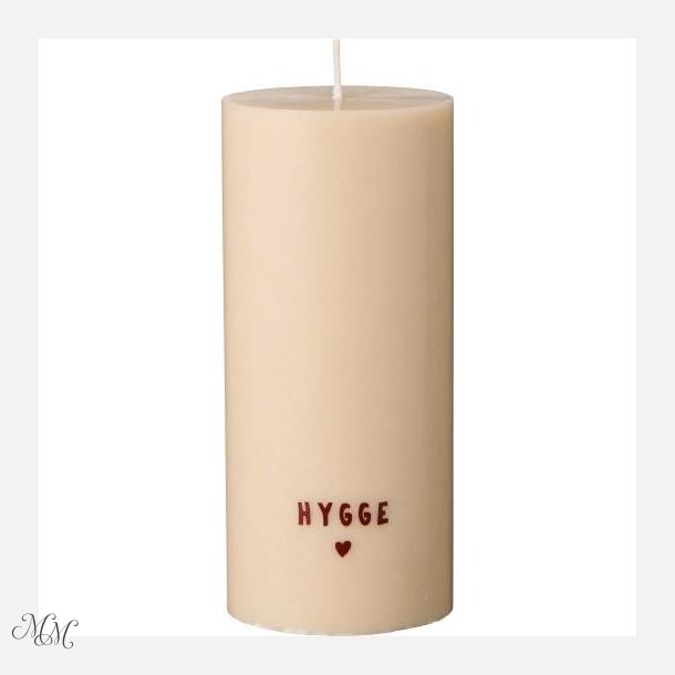 Bloklys med Hygge - Kit med rustic brown tryk