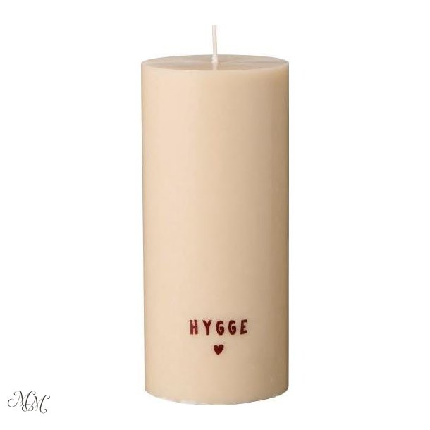 Bloklys med Hygge - Kit med rustic brown tryk