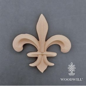 Woodwill - fleksibel tr� ornament - Fransk lilje - Motiv 2