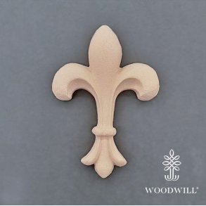 Woodwill - fleksibel tr� ornament - Fransk lilje - Motiv 1