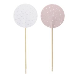 Deko Stick - Rosa - Papir