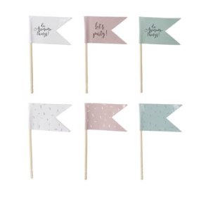 Flag - Multi farvet - Papir