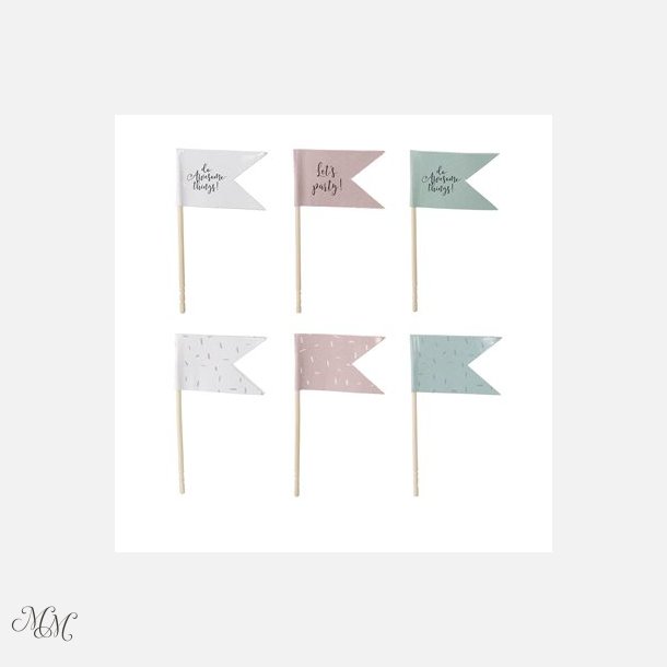 Flag - Multi farvet - Papir