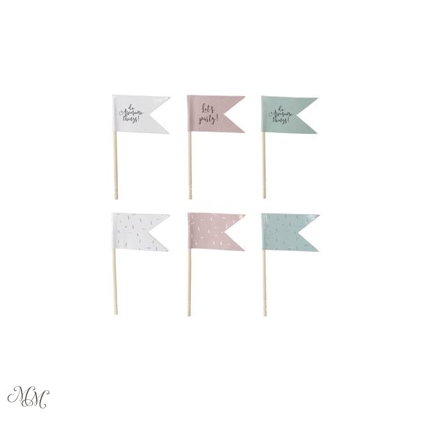 Flag - Multi farvet - Papir