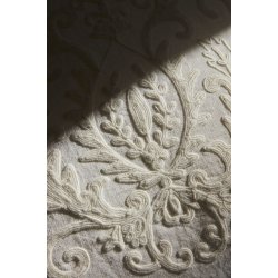 Pudebetr�k med broderi - White