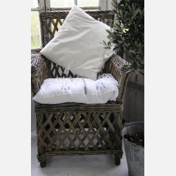 Monteringspude med andefjer og dun - 850 g - 52x52 cm