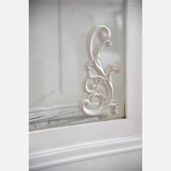 Tr� ornament - 20 x 10 cm - s�t af 2