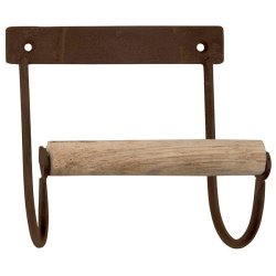 Toiletpapirholder m/tr�rulle - m�rk